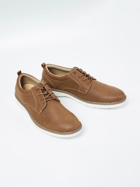 

CODE by Lifestyle Men Brown Solid Derbys
