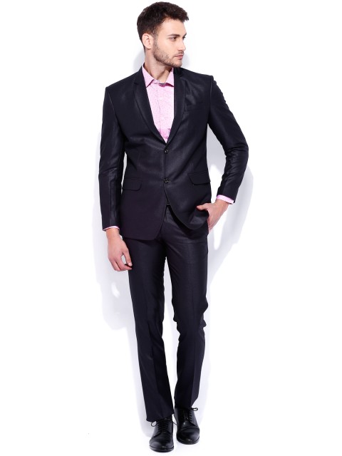 

Four One Oh Dark Purple Tailored Single-Breasted Formal Suit