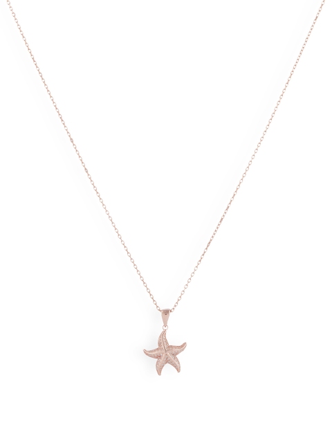 

bebe Rose Gold Sterling Silver Starfish Chain