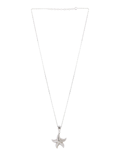 

bebe Women Sterling Silver CZ-Studded Chain