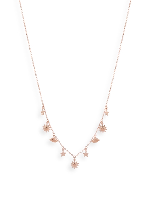 

bebe Rose Alloy Silver-Plated Necklace