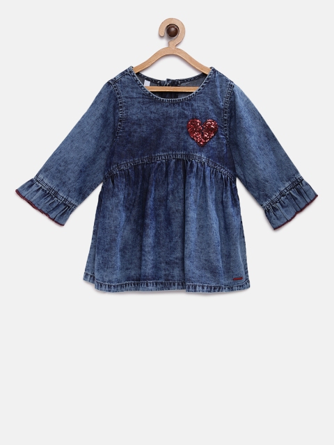 

TALES & STORIES Girls Blue A-Line Dress