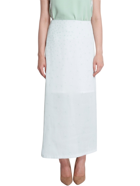 

Vero Moda Marquee by Kangana Ranaut Off-White Printed A-Line Maxi Skirt
