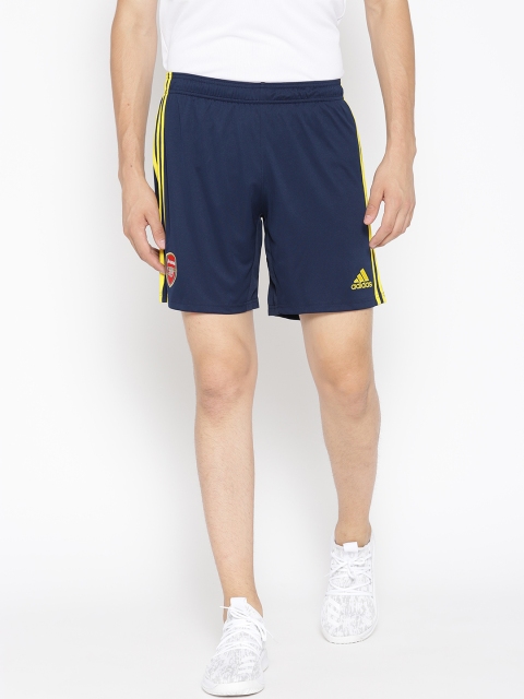 

ADIDAS Men Navy Blue Solid AFC Football Sports Shorts