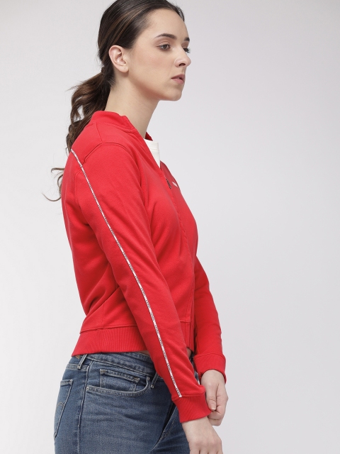 

Levis Women Red Solid Sweatshirt