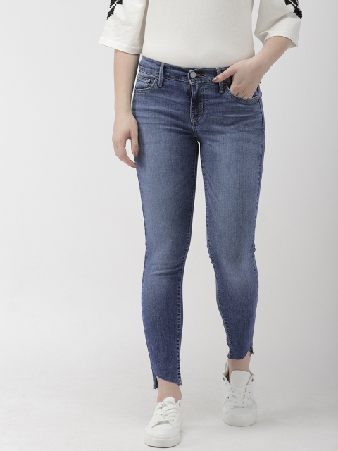 

Levis Women Blue 710 Super Skinny Fit Mid-Rise Clean Look Stretchable Jeans