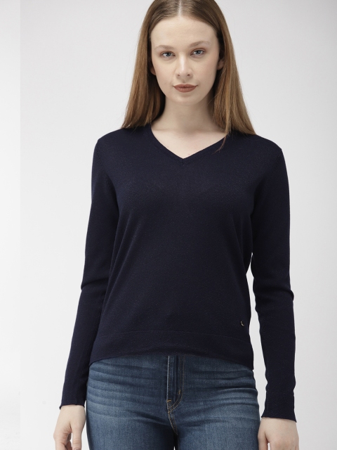 

Levis Women Navy Blue Solid Sweater