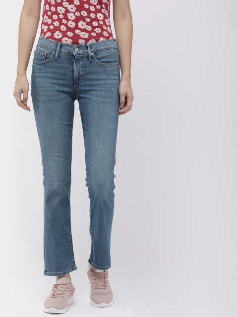

Levis Women Blue 312 Shaping Slim Fit Mid-Rise Clean Look Stretchable Jeans