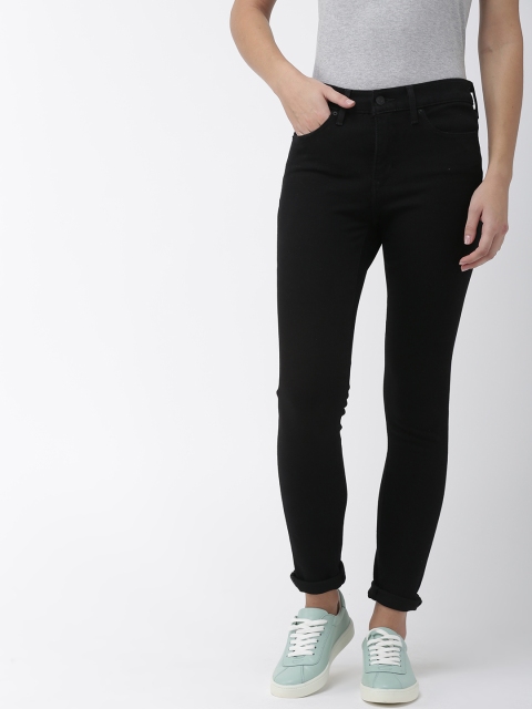 

Levis Women Black Shaping Skinny Fit Mid-Rise Clean Look Stretchable Jeans 311