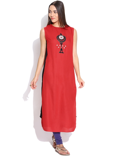 

W Red Kurta