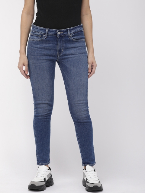 

Levis Women Blue 711 Skinny Fit Mid-Rise Clean Look Stretchable Jeans