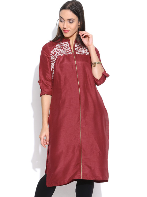 

W Maroon Kurta