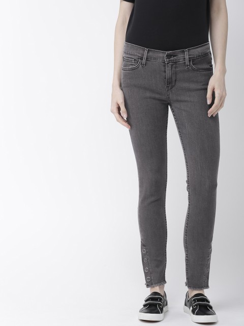 

Levis Women Grey Super Skinny Fit Mid-Rise Clean Look Stretchable Jeans 710