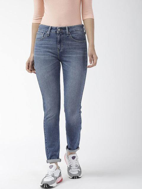 

Levis Women Blue 721 Super Skinny Fit High-Rise Clean Look Stretchable Jeans