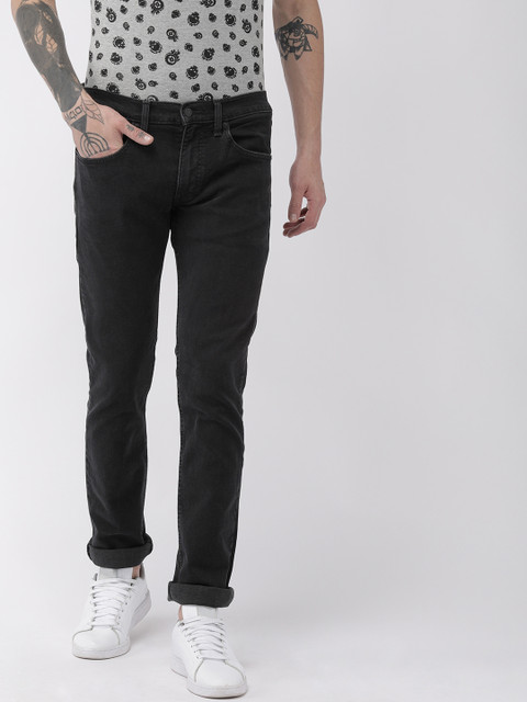 

Levis Men Black 65504 Skinny Fit Mid-Rise Clean Look Stretchable Jeans