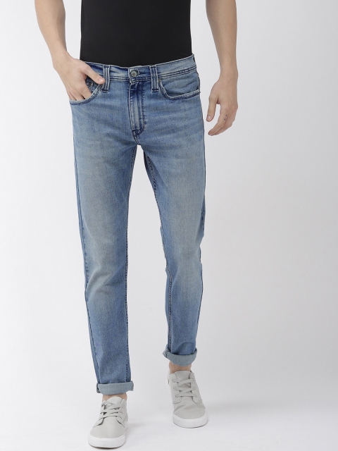 

Levis Men Blue 512 Slim Tapered Fit Mid-Rise Clean Look Stretchable Jeans