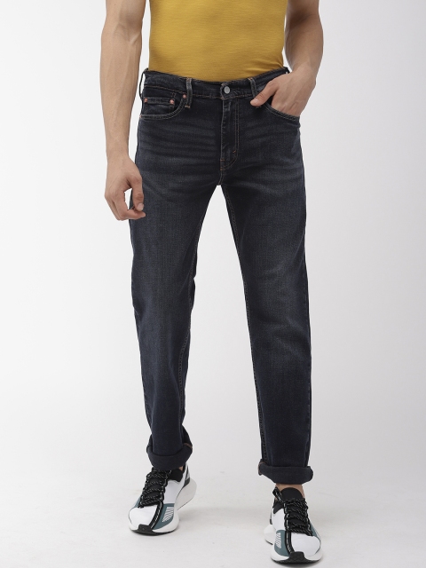 

Levis Men Black 513 Straight Fit Mid-Rise Clean Look Stretchable Jeans