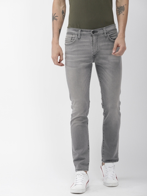 

Levis Men Grey 511 Performance Slim Fit Mid-Rise Clean Look Stretchable Jeans