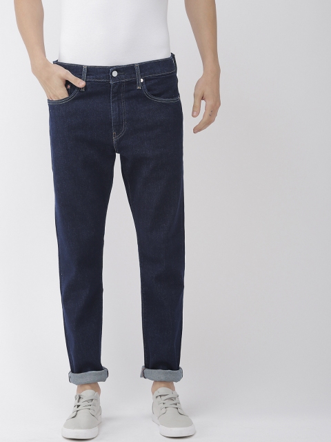 

Levis Men Blue Selvedged Slim Tapered Fit Mid-Rise Clean Look Stretchable Jeans 512