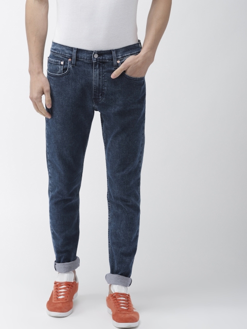 

Levis Men Blue 512 Slim Tapered Fit Mid-Rise Clean Look Stretchable Jeans