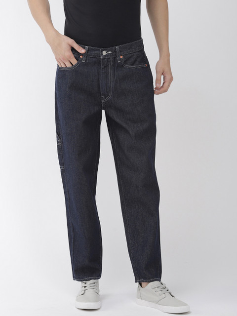 

Levis Men Blue Tapered Fit Mid-Rise Clean Look Jeans