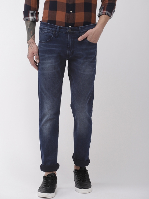 

Levis Men Navy Blue 65504 Skinny Straight Fit Mid-Rise Clean Look Stretchable Jeans