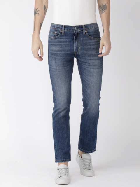 

Levis Men Blue Slim Taper Fit Mid-Rise Clean Look Stretchable Jeans 513