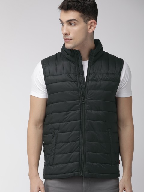 

Levis Men Black Solid Puffer Jacket