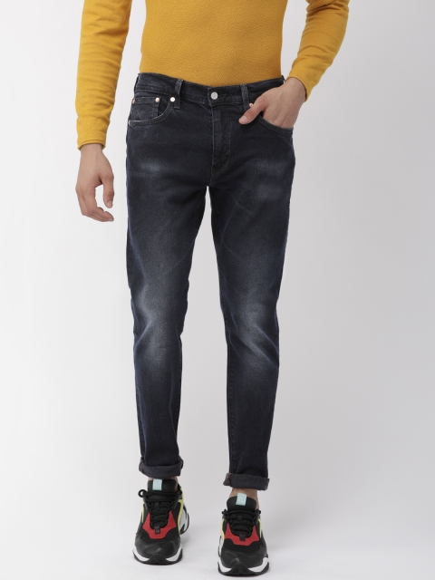 

Levis Men Blue 512 Selvedged Slim Tapered Fit Mid-Rise Clean Look Stretchable Jeans