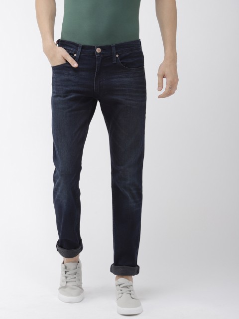 

Levis Men Blue Skinny Straight Fit Mid-Rise Clean Look Stretchable Jeans