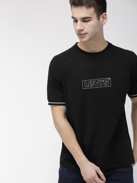 

Levis Men Black Printed Round Neck T-shirt