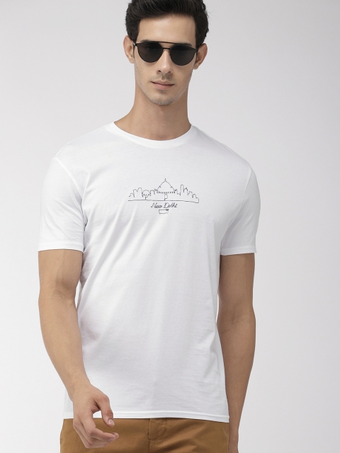 

Levis Men White Embroidered Round Neck T-shirt