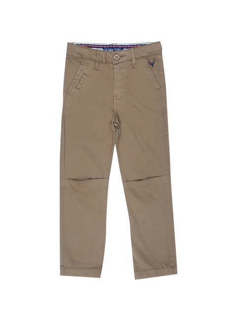 

Allen Solly Junior Boys Brown Regular Fit Solid Regular Trousers
