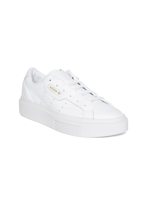 

ADIDAS Originals Women White Sleek Super Leather Sneakers