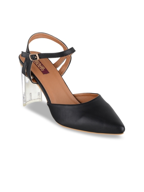 

SHUZ TOUCH Women Black Solid Heels