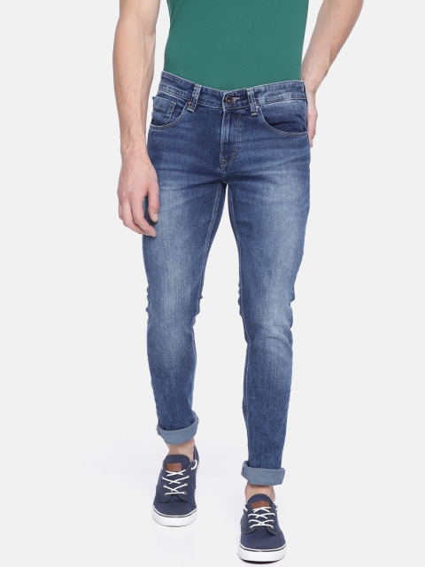 

SPYKAR Men Blue Skinny Fit Low-Rise Clean Look Stretchable Jeans