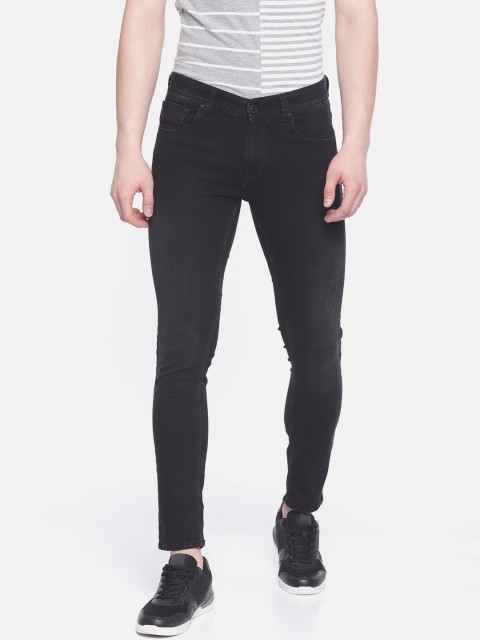 

SPYKAR Men Black Super Skinny Fit Low-Rise Clean Look Stretchable Jeans