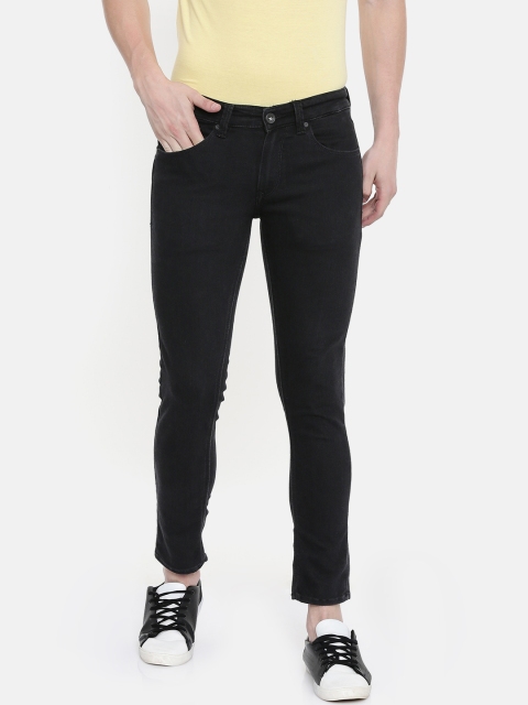 

SPYKAR Men Black Super Skinny Fit Low-Rise Clean Look Stretchable Jeans
