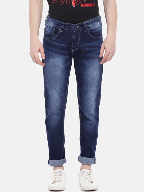 

SPYKAR Men Blue Skinny Fit Low-Rise Clean Look Stretchable Jeans