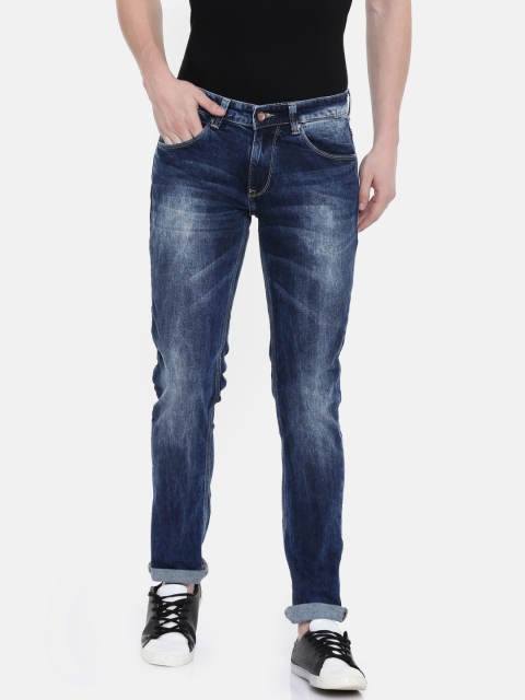 

SPYKAR Men Blue Skinny Fit Low-Rise Clean Look Stretchable Jeans