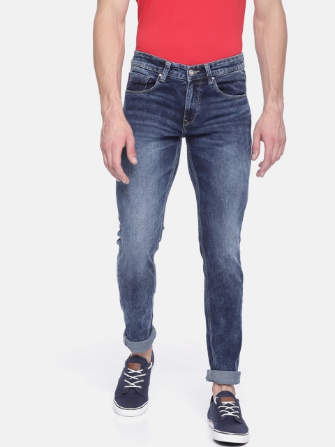 

SPYKAR Men Blue Skinny Fit Low-Rise Clean Look Stretchable Jeans