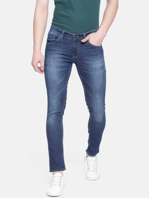 

SPYKAR Men Blue Super Skinny Fit Low-Rise Clean Look Stretchable Jeans