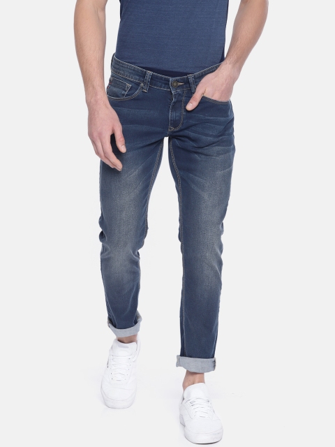 

SPYKAR Men Blue Skinny Fit Low-Rise Clean Look Stretchable Jeans