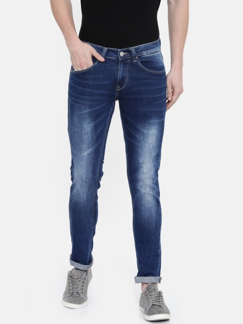 

SPYKAR Men Blue Skinny Fit Low-Rise Clean Look Stretchable Jeans