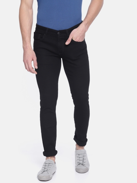 

SPYKAR Men Black Skinny Fit Low-Rise Clean Look Stretchable Jeans