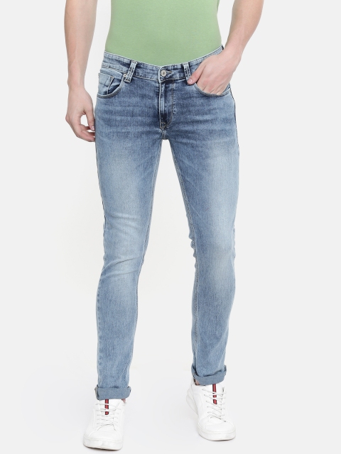 

SPYKAR Men Blue Skinny Fit Low-Rise Clean Look Stretchable Jeans