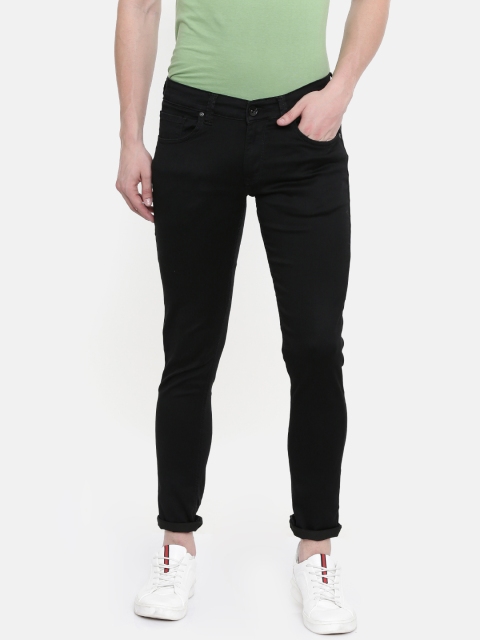 

SPYKAR Men Black Super Skinny Fit Low-Rise Clean Look Stretchable Jeans