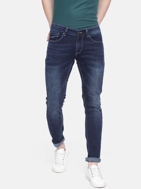 

SPYKAR Men Blue Skinny Fit Low-Rise Clean Look Stretchable Jeans