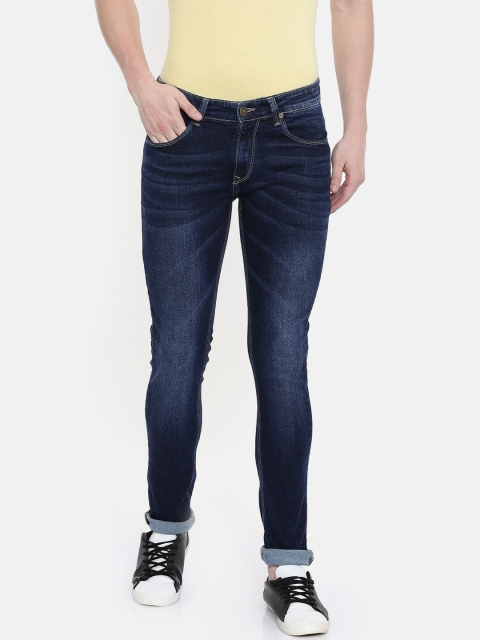 

SPYKAR Men Blue Skinny Fit Low-Rise Clean Look Stretchable Jeans