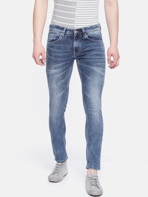 

SPYKAR Men Blue Super Skinny Fit Low-Rise Clean Look Stretchable Jeans